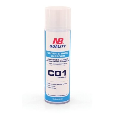 Batų ir drabužių dezinfekantas C01 500ml CLOTH & SHOE CLEANER NB Quality