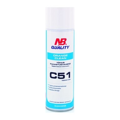 Efektyvus tirpiklių valiklis C51 500ml ORANGE CLEAN NB Quality