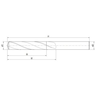 Grąžtas be vidinio aušinimo VHM 5xD Nachreiner 8.5x49x103mm