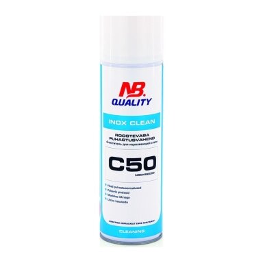 Nerūdijančio plieno valiklis C50 500ml INOX Clean NB Quality