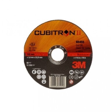 Pjovimo diskas 3M Cubitron III 125x1.6x22x3 T41