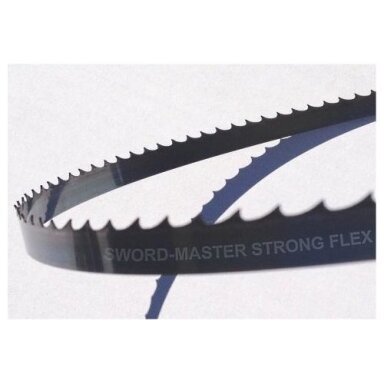 Pjovimo juosta medžiui ir spalvotiems metalams SWORD 6x0.65x2560 TPI6 Master Strong Flex
