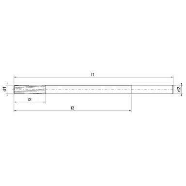 Plėstuvas HSSE DIN212 H7 Nachreiner 16.00x52x125x170mm