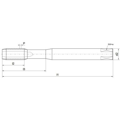 Sriegiklis HSSE 6H DIN376 Hardlube Nachreiner